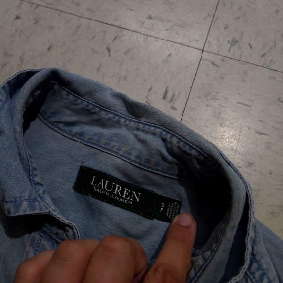 Ralph Lauren Blue Button Down Shirt - Picture 7 of 9